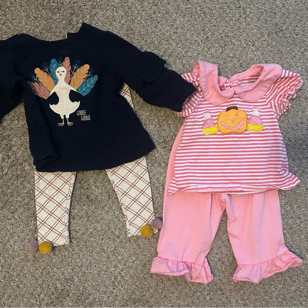 Fall Holiday Girls Clothes 9/12 months